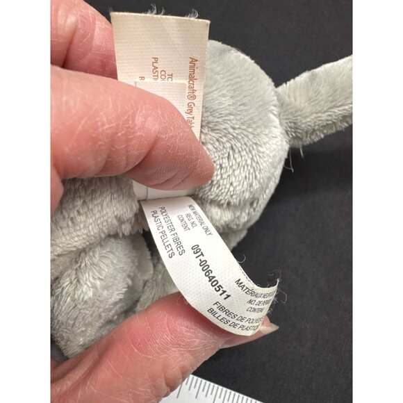 Animalcraft Grey Tabby Cat Beanbag Plush By Nat & Jules - 6" Stuffed Animal Toy - Picture 9 of 9